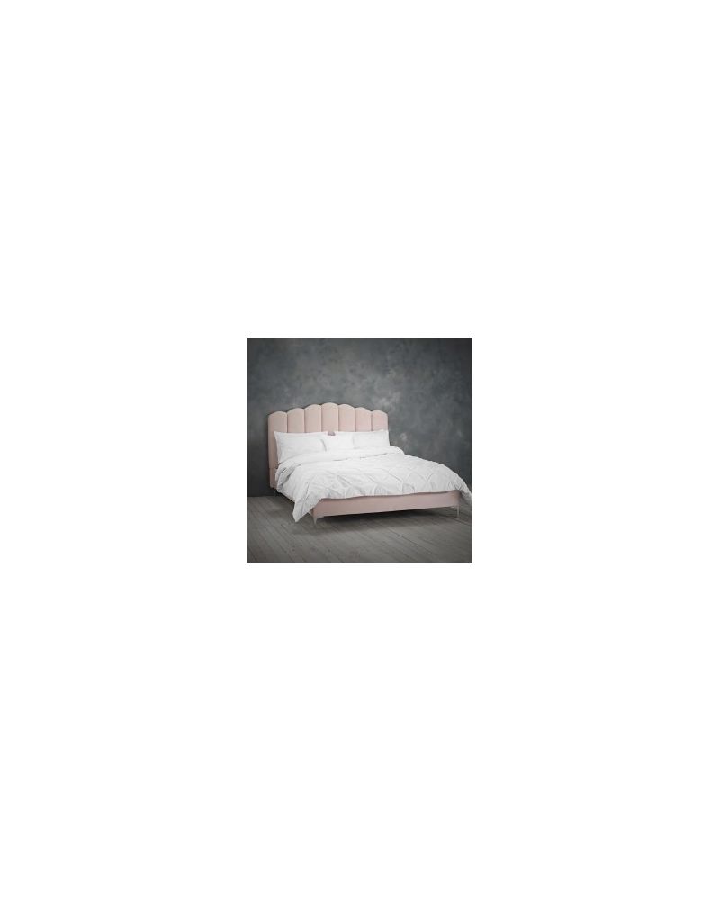 Willow Double Bed Fame (Shell Pink or Soft SIlver)